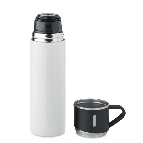 Dubbelwandige fles 420 ml Tonia wit