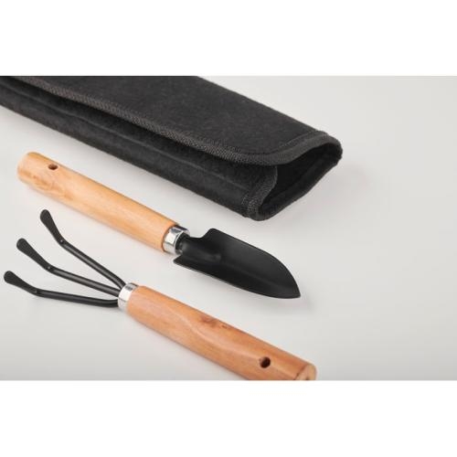 Tuingereedschap in etui Grass zwart
