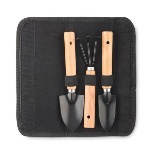 Tuingereedschap in etui Grass zwart