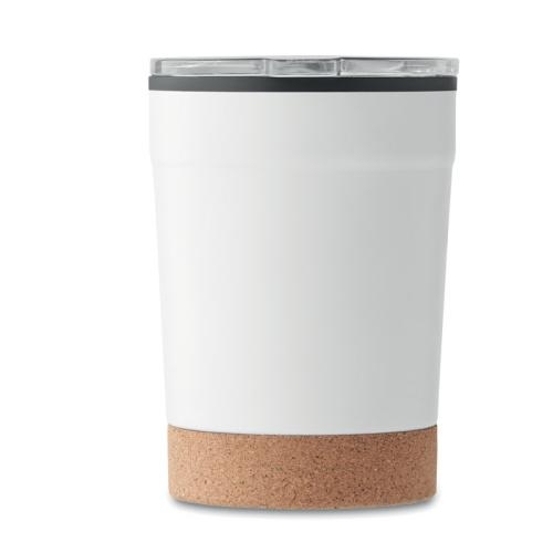 Dubbelwandige beker Nomu 300 ml wit
