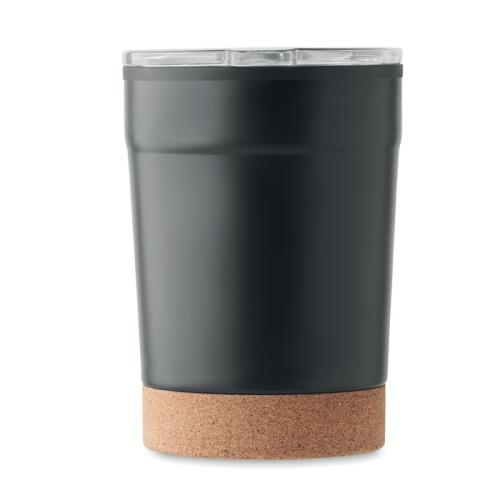 Dubbelwandige beker Nomu 300 ml zwart