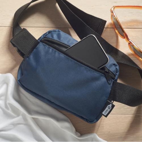 RPET polyester heuptas Toshi blauw