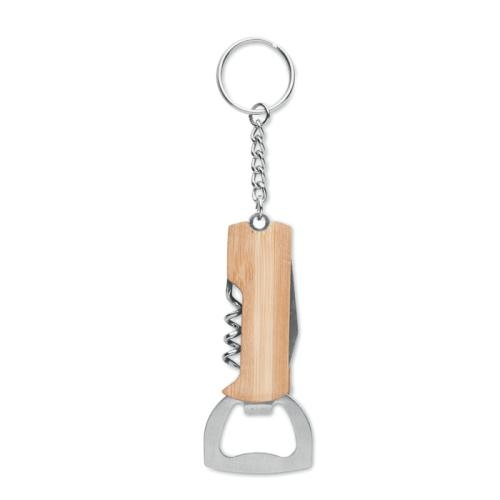 Sleutelhanger bamboe multitool All-in wood