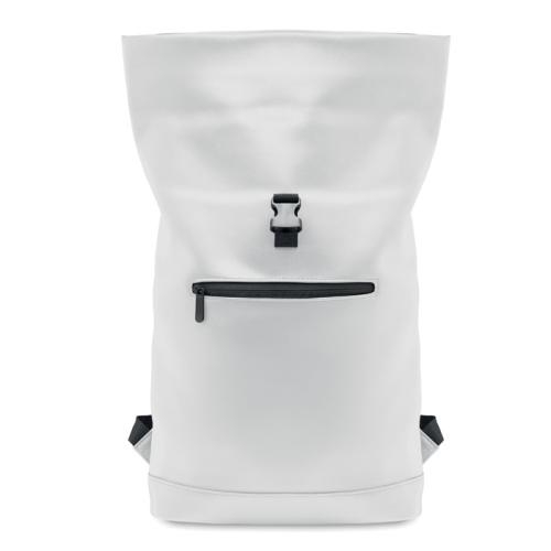 PU laptop rolltop rugzak Bai roll wit