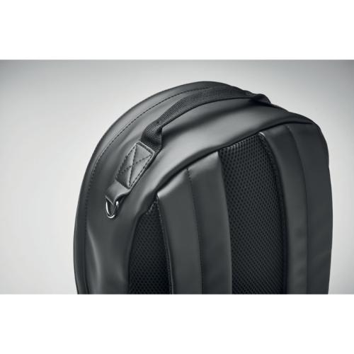 PU 15 inch laptoprugzak Bai zwart