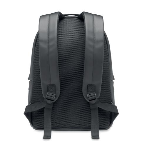 PU 15 inch laptoprugzak Bai zwart
