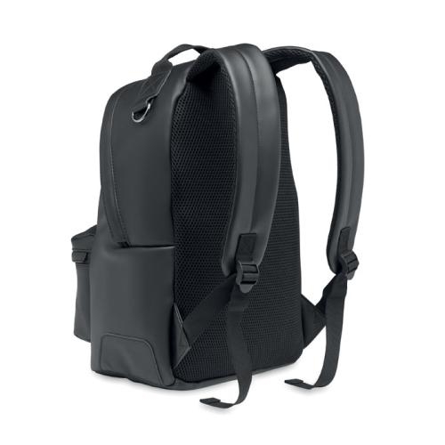 PU 15 inch laptoprugzak Bai zwart