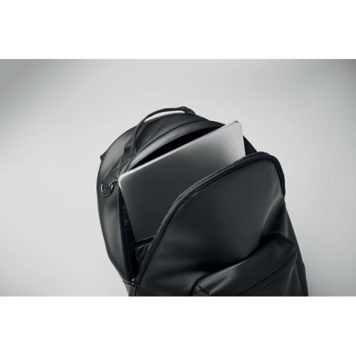 PU 15 inch laptoprugzak Bai zwart