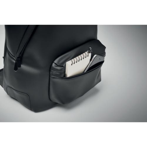 PU 15 inch laptoprugzak Bai zwart