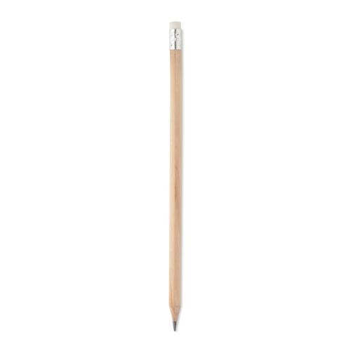 Natuurlijk potlood met gum wood