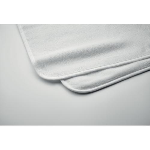 Katoenen babycape Hugme wit