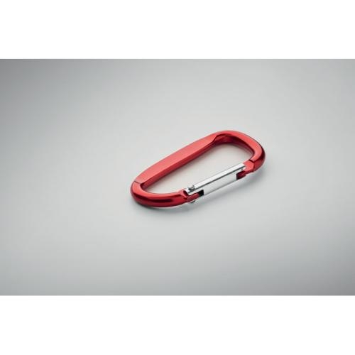 Aluminium karabijnhaak Gancho rood