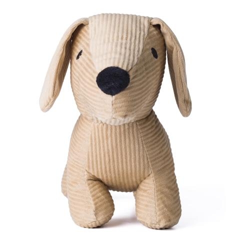 Pluche knuffelhond Liza bruin