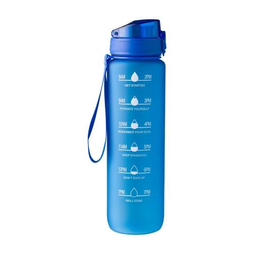 rPET drinkfles Brinley 1L kobaltblauw
