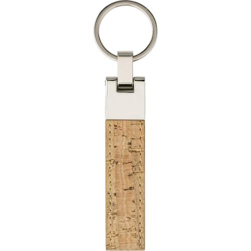 Kurken sleutelhanger Elowen bruin