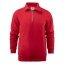 Sweatshirt Rounders half zip rood,2xl