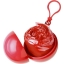 PVC poncho in bal rood