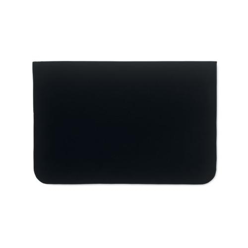 15 inch gevoerde laptophoes Cotton zwart