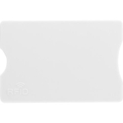 Kunststof kaarthouder met RFID bescherming wit