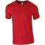 Gildan Softstyle T-shirt rood,xl