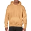 Gildan hooded sweater old gold,l