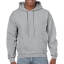 Gildan hooded sweater sport grey,l
