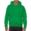 Gildan hooded sweater irish green,l