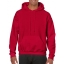 Gildan hooded sweater cherry red,l