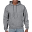 Gildan hooded sweater graphite heather,l