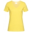 T-shirt Classic-V Woman geel,l