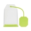 Siliconen theefilter Flaby lime
