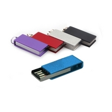 Mini USB stick Litra blauw,-4gb