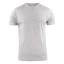 Modern licht heren T-shirt  grijs gemeleerd,5xl