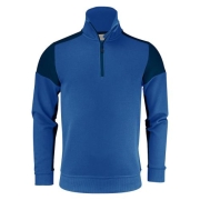 Sweater Prime halfzip marineblauw/kobalt,2xl