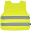 Veiligheidsvest voor kinderen 7-12 jaar neon yellow