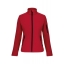 Kariban dames softshell jas rood,3xl