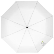 21 inch 3 Sectie automatische paraplu Wali wit