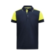 marine/neon geel