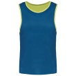 fluor geel / royal blauw