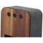 Shae stoffen en houten Bluetooth® luidspreker grijs
