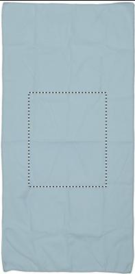 Handdoek achterkant midden borduren