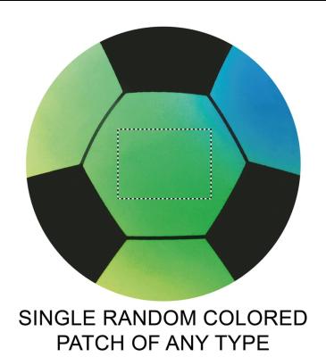 Opdruk enkele willekeurige patch