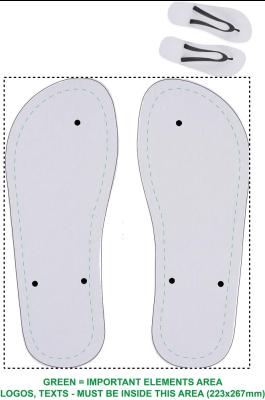 Opdruk slippers