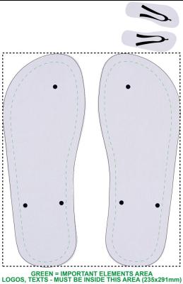 Opdruk slippers