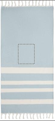 Handdoek midden borduren