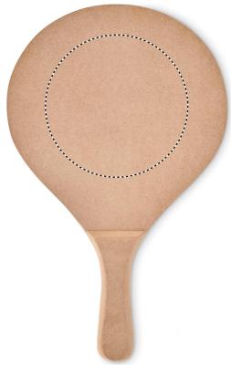 Opdruk racket 1 kant 1