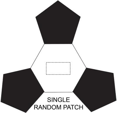 Opdruk enkele willekeurige patch