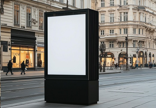billboard bedrukken afbeelding met blanco invulling