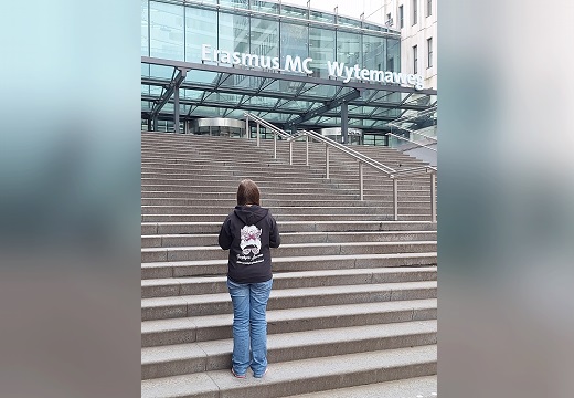 bedrukte hoodie