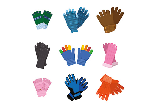 zwarte handschoenen